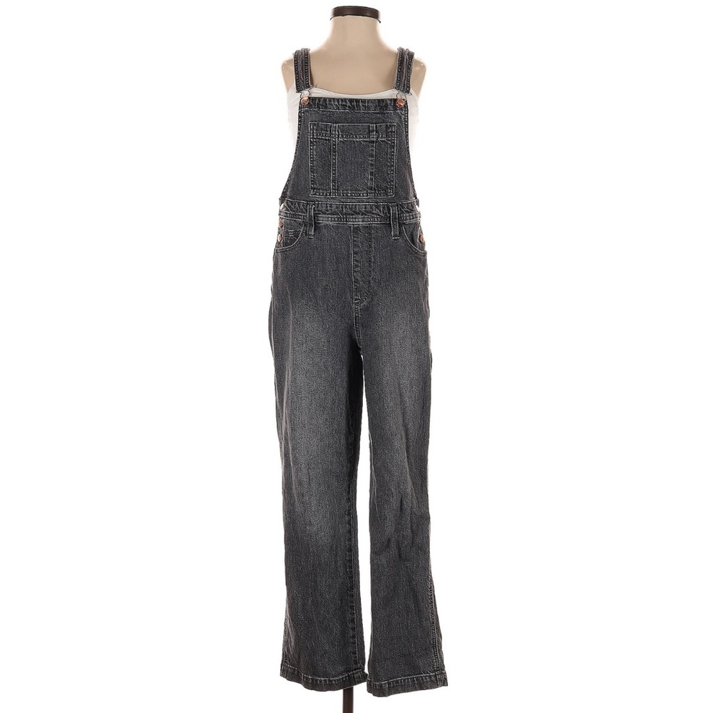 Universal Thread Charcoal Denim Overalls